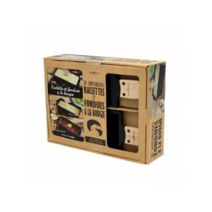 COFFRET CADEAU RACLETTE FONDU + LIVRE