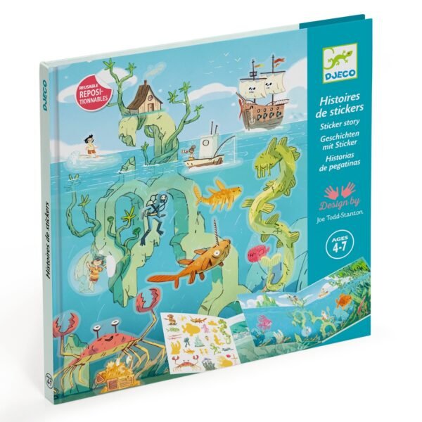 HIST. STICKERS LES AVENTURES EN MER - Jardinerie Animalerie de Chatou