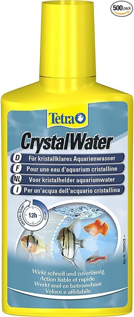 tetra crystal water 250ml clarifiant eau aquarium
