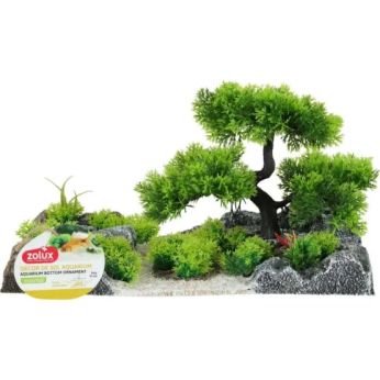 decor landscape tree 35 zolux aquarium racine