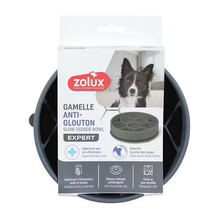 gamelle anti glouton l zolux slow feeder chien grande taille