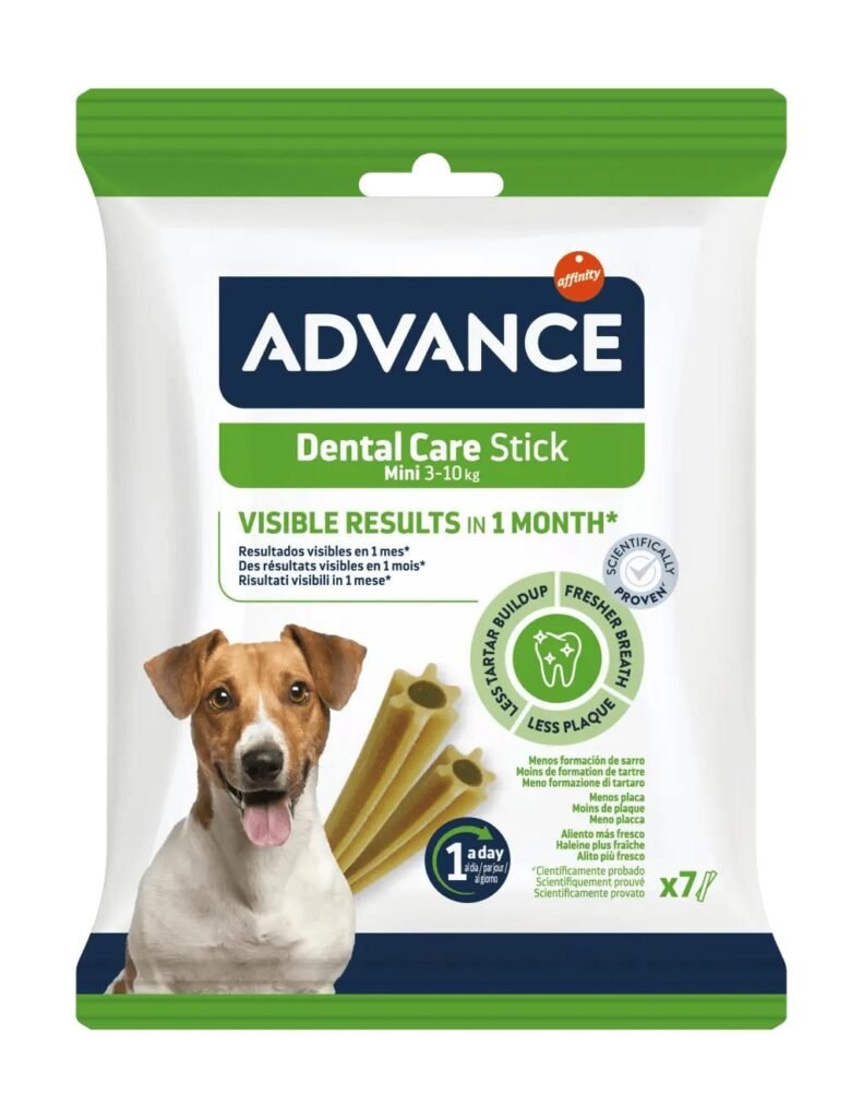 stick dentaire chien ADVANCE dental care 180g friandise hygiène dents chien
