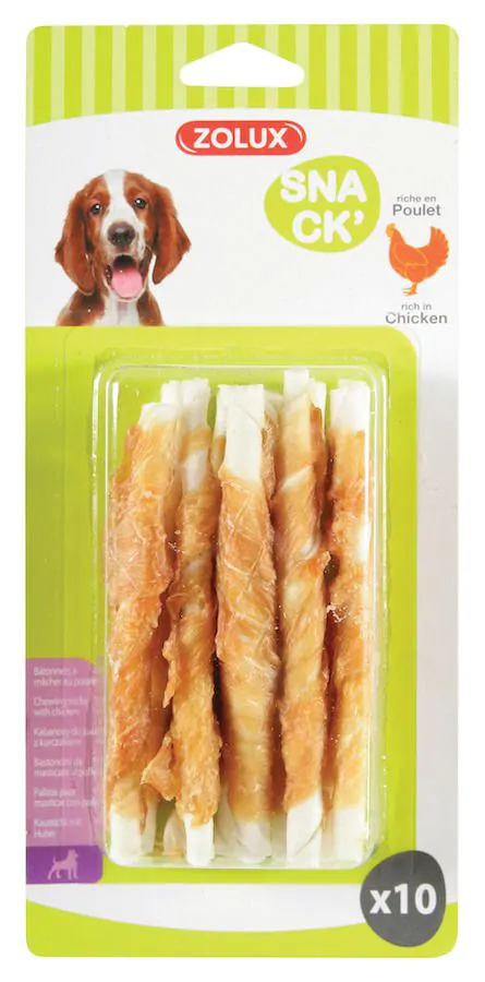 BATONNETS MACHER POULET X10 ZOLUX