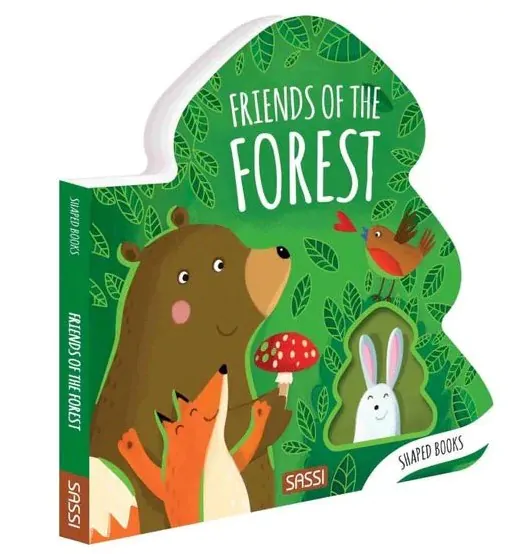 SHAPED BOARD BOOK MON AMIE LA FORET