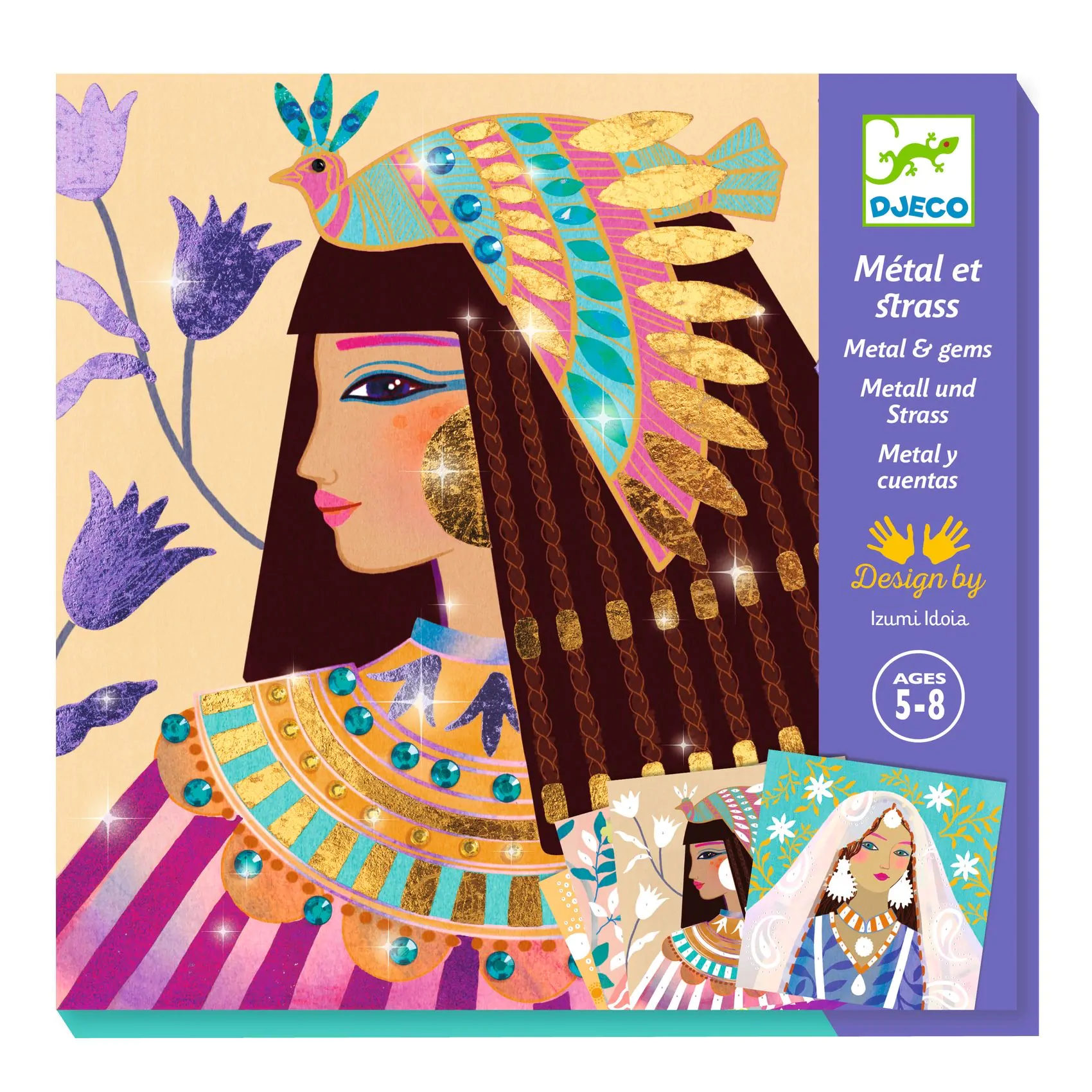 DJECO TABLEAU METAL PARURES PRECIEUSES