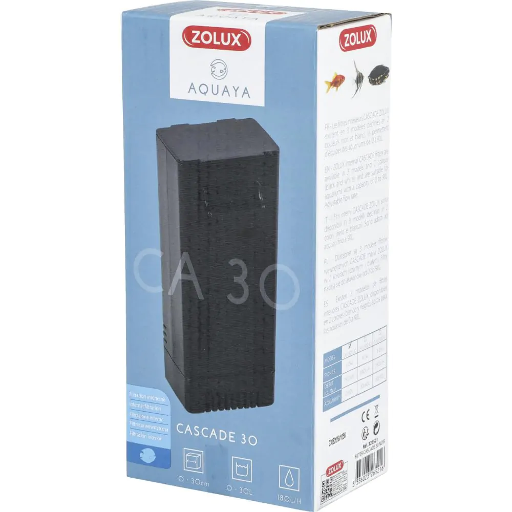 FILTRE CASCADE 30 NOIR ZOLUX