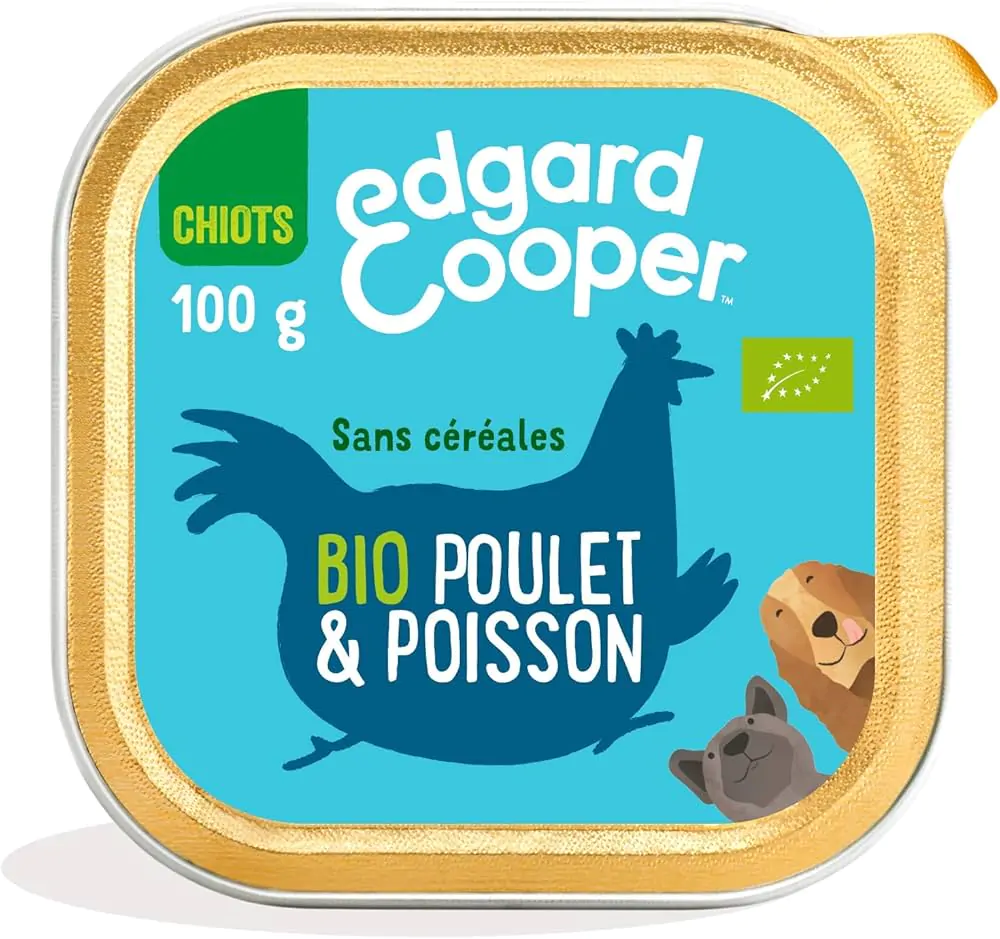 PATEE CHIOT  POULET POISSON 100G