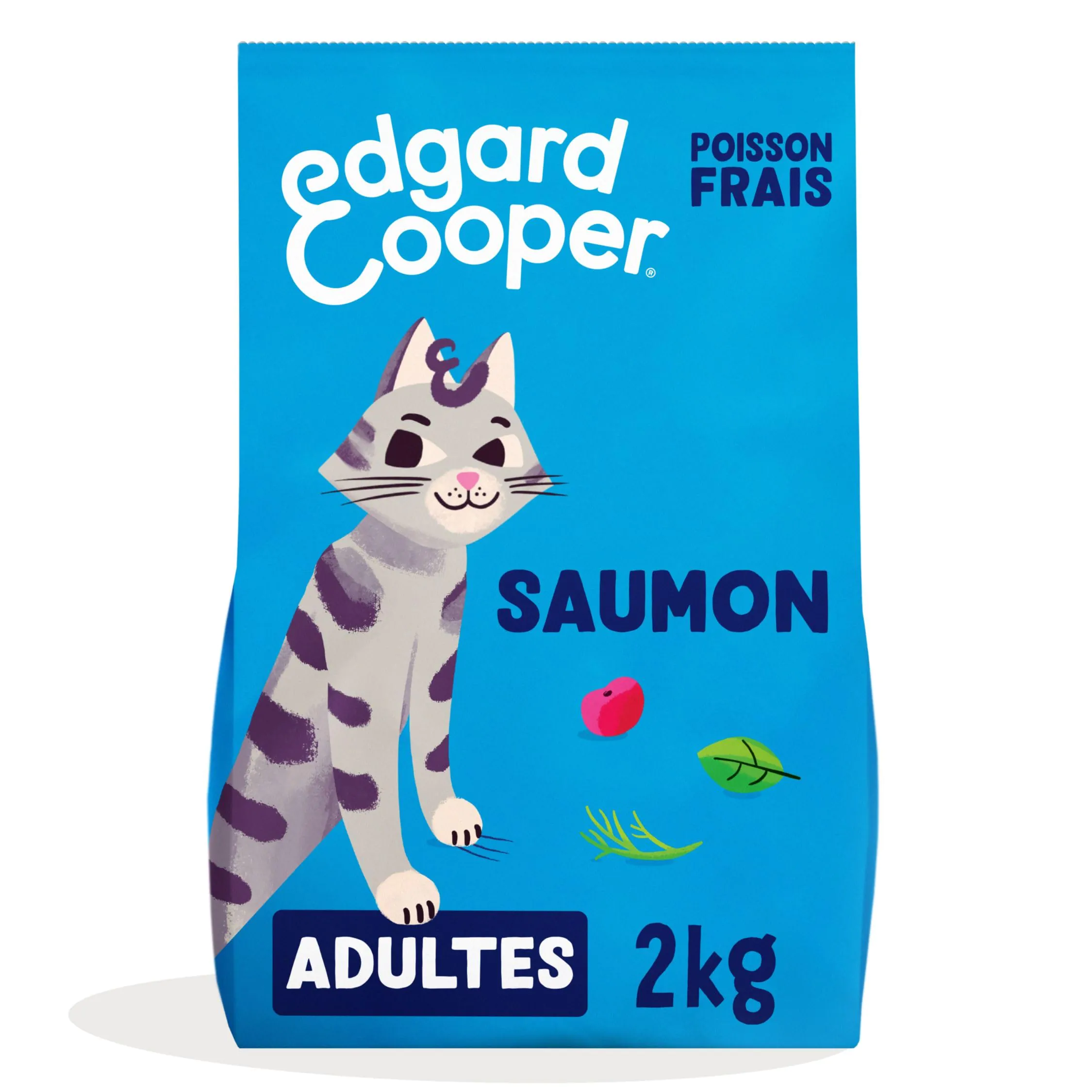 EDGARD COOPER CHAT ADULT SAUMON STERELISES 2KG
