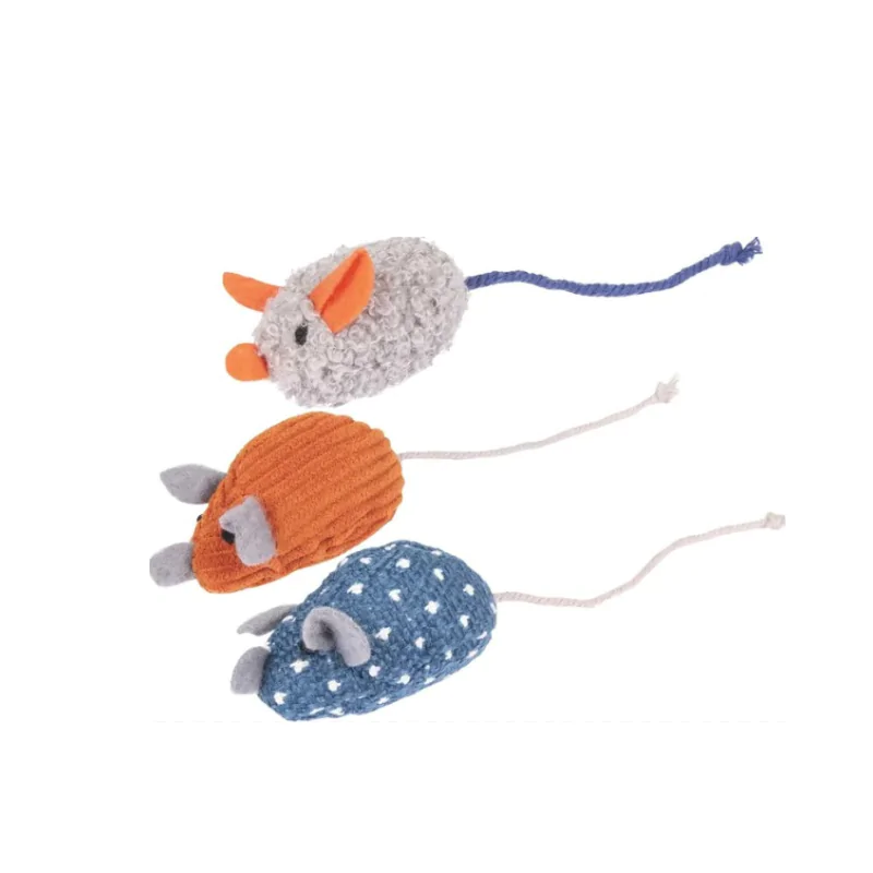 SOURIS BLEU S 16CM FLOERA FLAMINGO